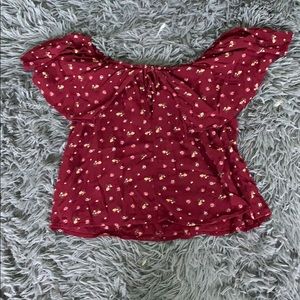 Flower Shoulder Shirt!